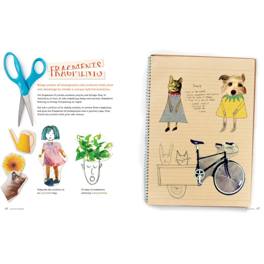 Journal Sparks - Fire Up Your Creativity - Freshie & Zero Studio Shop
