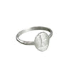 Modern Letter Initial Ring by Christina Kober - Freshie & Zero Studio Shop