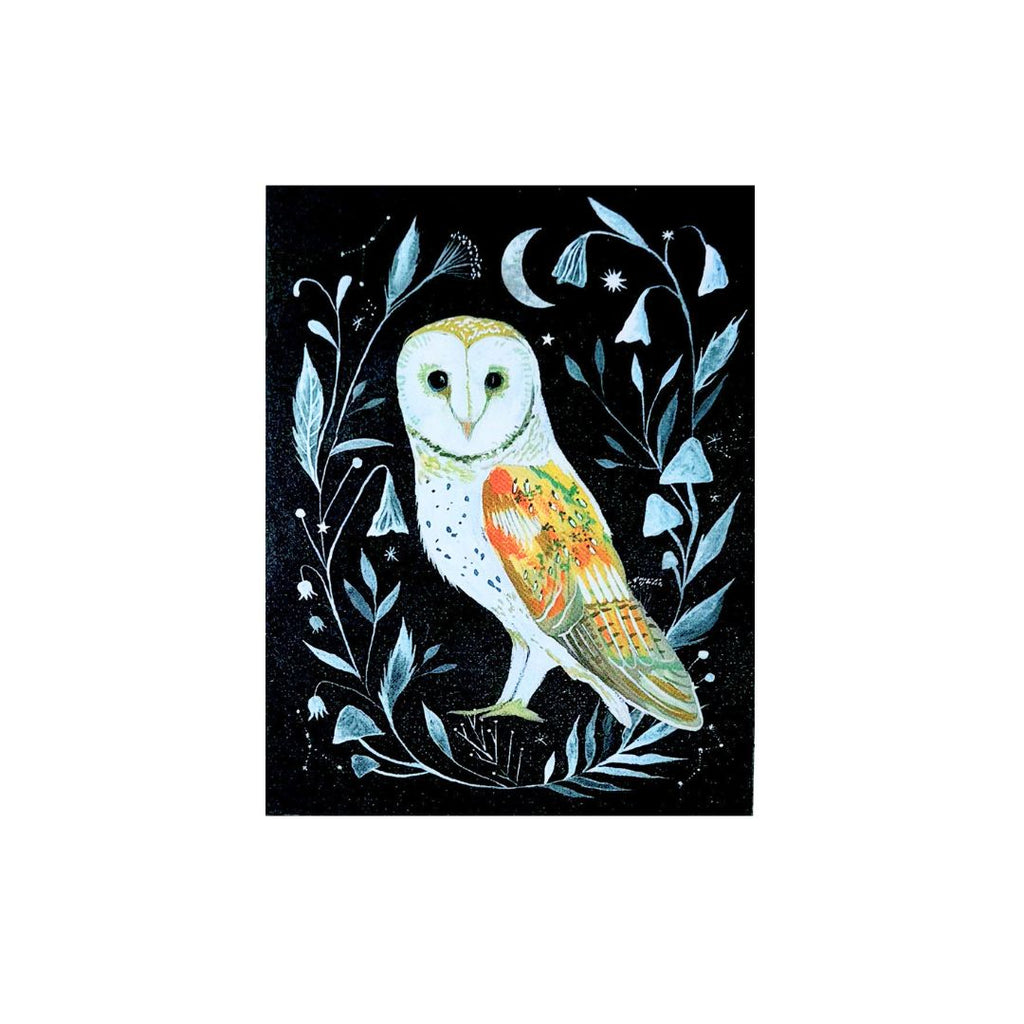 Barn Owl Sticker - Freshie & Zero Studio Shop