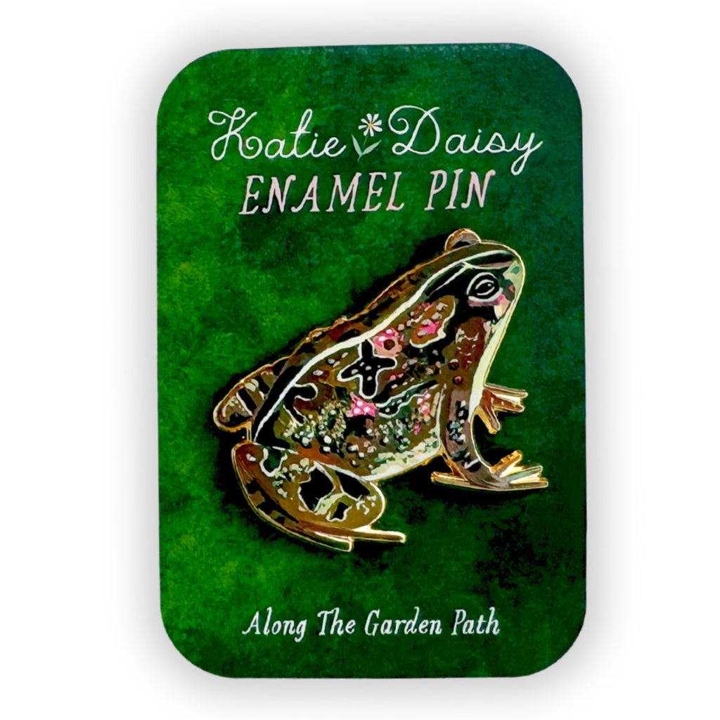 Garden Toad Enamel Pin - Freshie & Zero Studio Shop