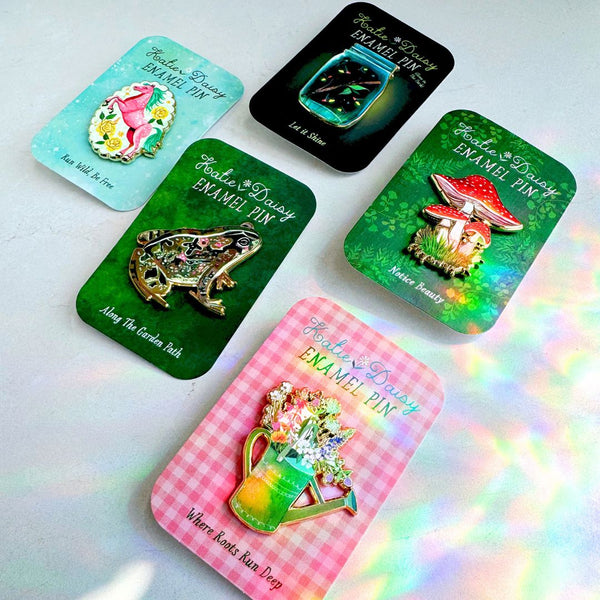 Amanita Mushroom Enamel Pin - Freshie & Zero Studio Shop