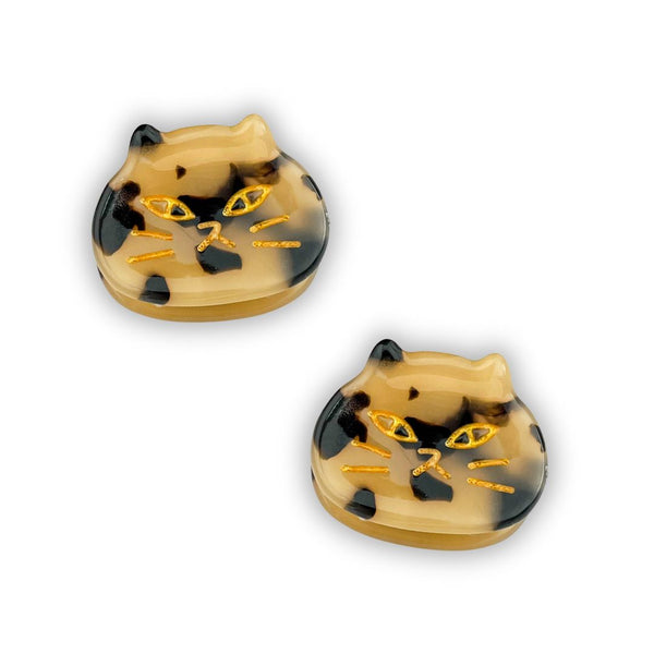 Mini Cat Head Hair Claw Set of 2 - Freshie & Zero Studio Shop