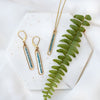 Lyric Necklace with Blue Topaz - Freshie & Zero Studio Shop