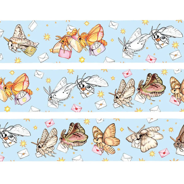 Mail Moths Washi Tape - Freshie & Zero Studio Shop