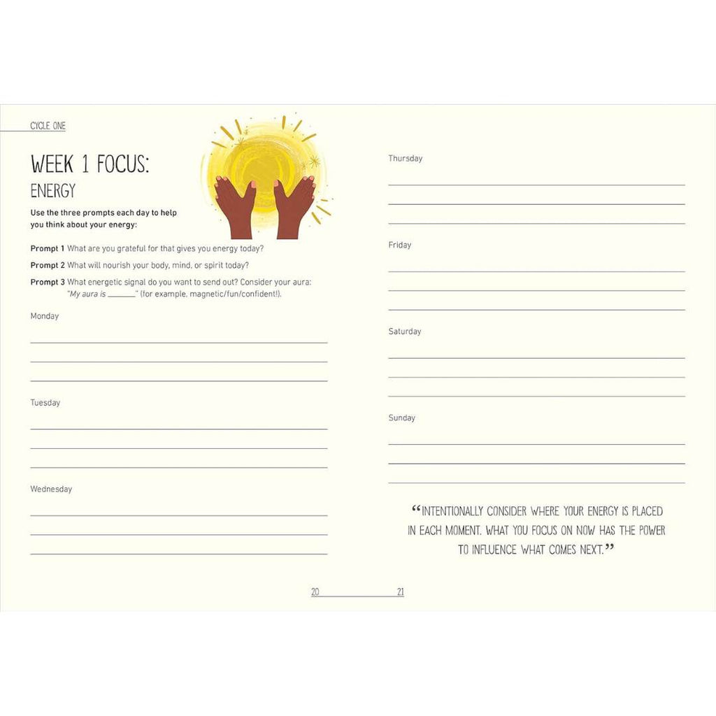 Manifest Happiness: a journal to attract good things - Freshie & Zero Studio Shop