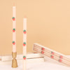 Strawberry Taper Candles - Freshie & Zero Studio Shop