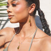 Medina Drop Earrings - green - Freshie & Zero Studio Shop