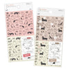 Midori Mini Planner Stickers: Cats and Dogs - Freshie & Zero Studio Shop
