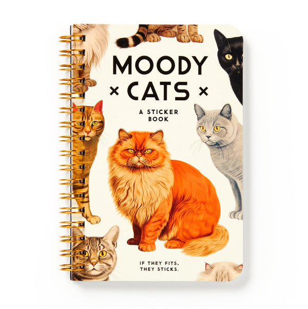 Moody Cats Sticker Book - Freshie & Zero Studio Shop