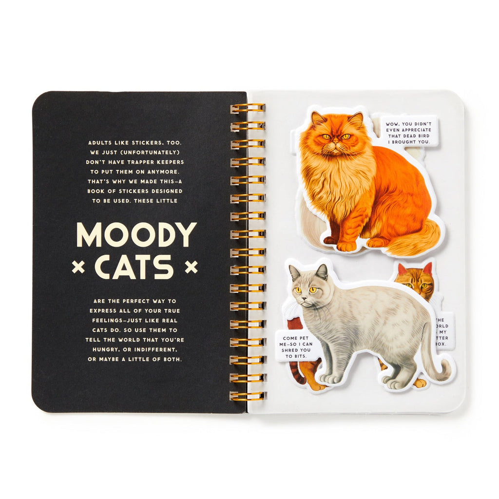 Moody Cats Sticker Book - Freshie & Zero Studio Shop