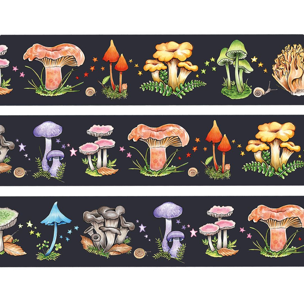 Rainbow Mushroom Washi Tape - Freshie & Zero Studio Shop