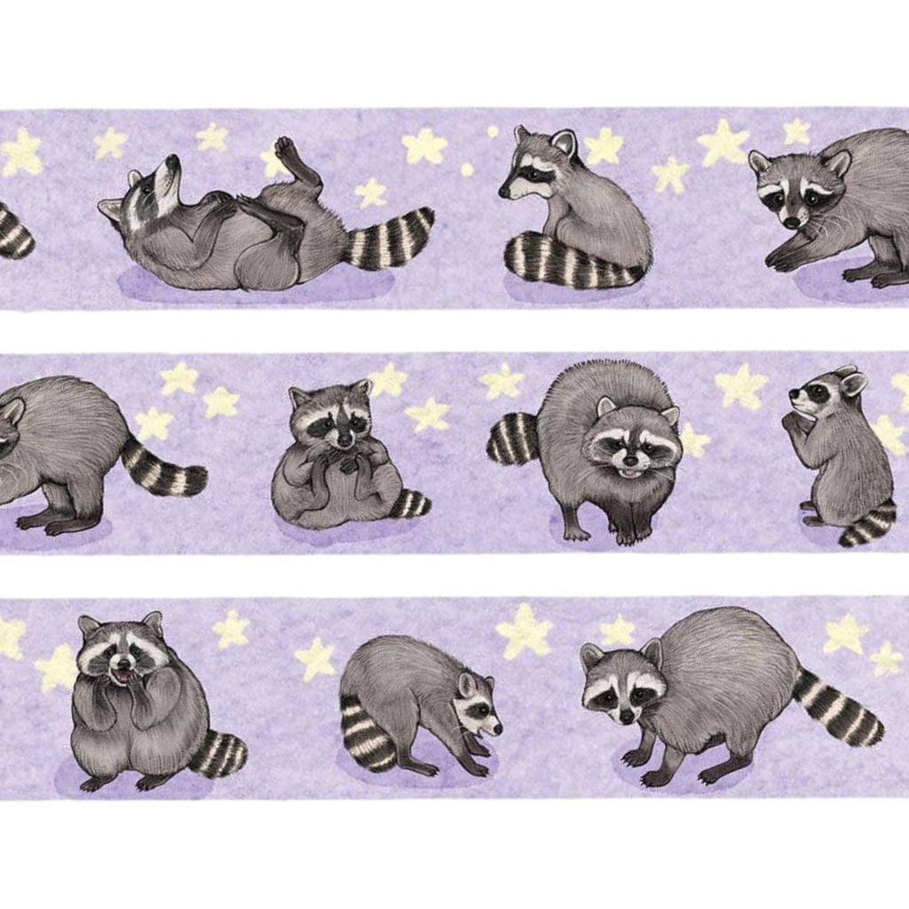 Rambunctious Raccoons Washi Tape - Freshie & Zero Studio Shop