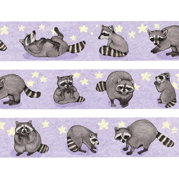 Rambunctious Raccoons Washi Tape - Freshie & Zero Studio Shop