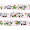 Opossums and Tulips Washi Tape - Freshie & Zero Studio Shop