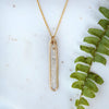 Lyric Necklace with Herkimer Diamonds - Freshie & Zero Studio Shop
