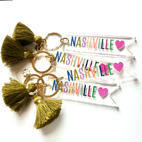 Nashville Keychain by Jill Makes - Freshie & Zero Studio Shop