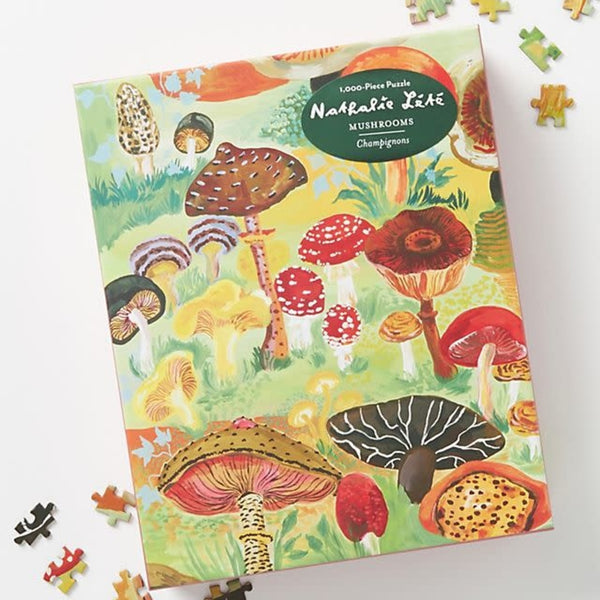 Nathalie Lété Mushrooms Puzzle: 1000 Pieces - Freshie & Zero Studio Shop