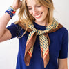 Dachshund and Bone Print Cotton Scarf - Freshie & Zero Studio Shop