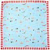 Retro Swimmer Print Cotton Scarf - Freshie & Zero Studio Shop