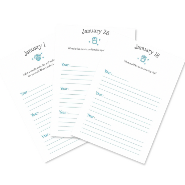 One Question A Day for Self-Care - Freshie & Zero Studio Shop