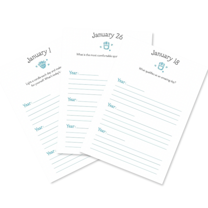 One Question A Day for Self-Care - Freshie & Zero Studio Shop