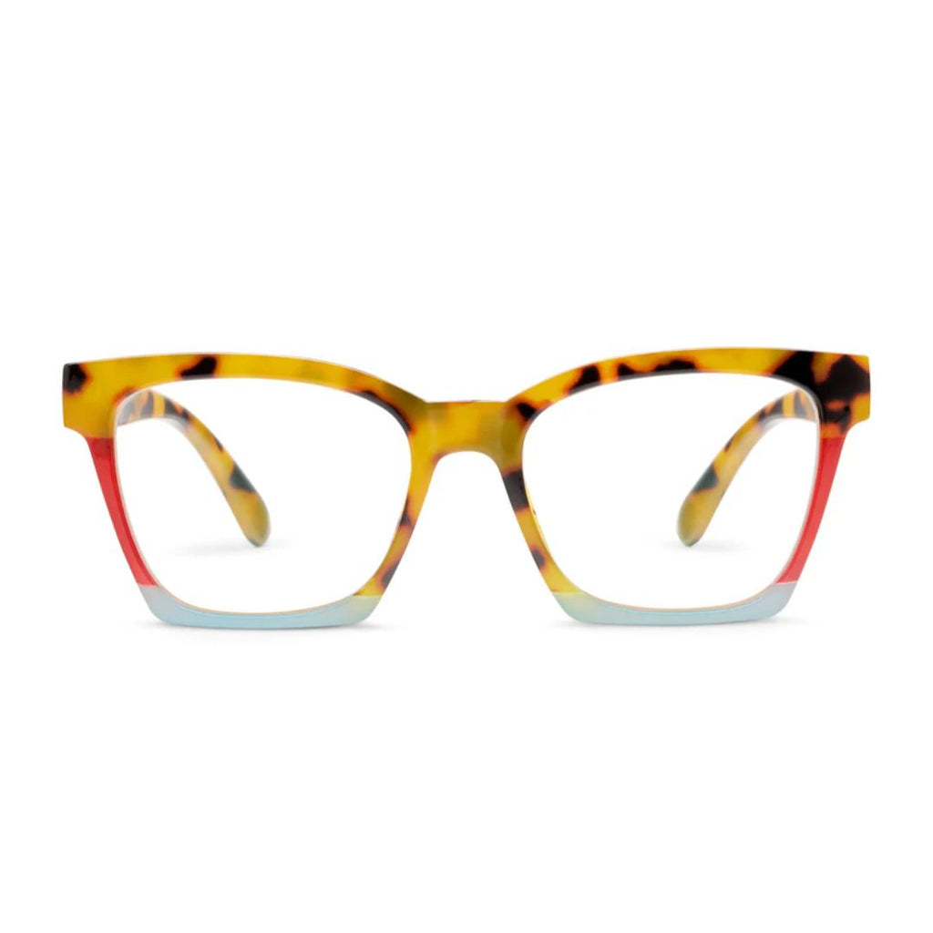 Peepers Reading Glasses: Birdie Tokyo Tortoise Colorblock - Freshie & Zero Studio Shop