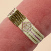 Powder Gold and Pink Beaded Bracelet - Freshie & Zero Studio Shop
