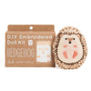 Embroidery Mini Plush Kit, Hedgehog - Level 3 - Freshie & Zero Studio Shop