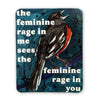 The Feminine Rage In Me Vinyl Sticker - Freshie & Zero Studio Shop