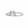 Rainbow Stacking Ring | Sterling Silver | by Alex Ren - Freshie & Zero Studio Shop