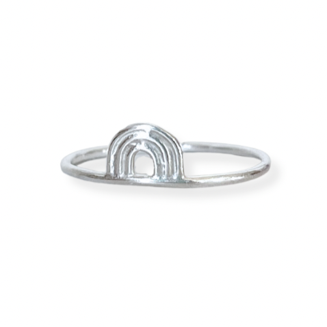 Rainbow Stacking Ring | Sterling Silver | by Alex Ren - Freshie & Zero Studio Shop