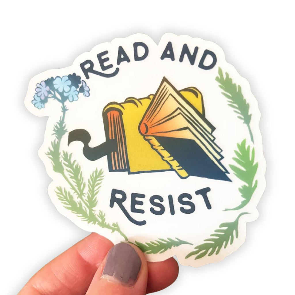 Read And Resist: Vinyl Sticker - Freshie & Zero Studio Shop
