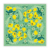 Yellow + Green Daffodil Cotton Bandana - Freshie & Zero Studio Shop
