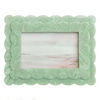 Marbled Scalloped Edge Resin Photo Frame - Freshie & Zero Studio Shop