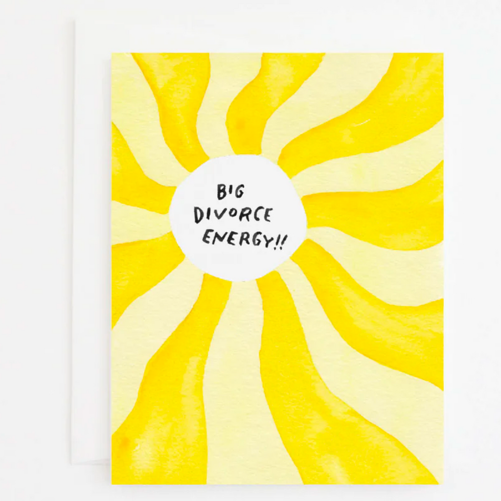 Big Divorce Energy Card - Freshie & Zero Studio Shop
