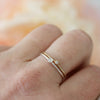 14K Gold Tiny Diamond Ring by Christina Kober - Freshie & Zero Studio Shop