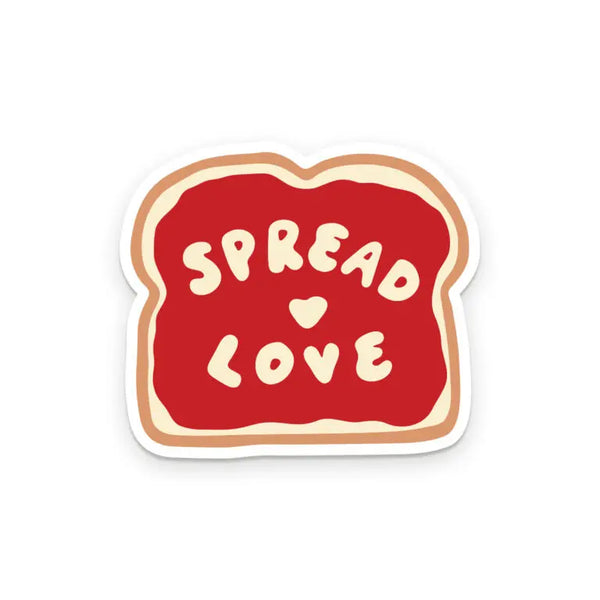 Spread Love Vinyl Sticker - Freshie & Zero Studio Shop