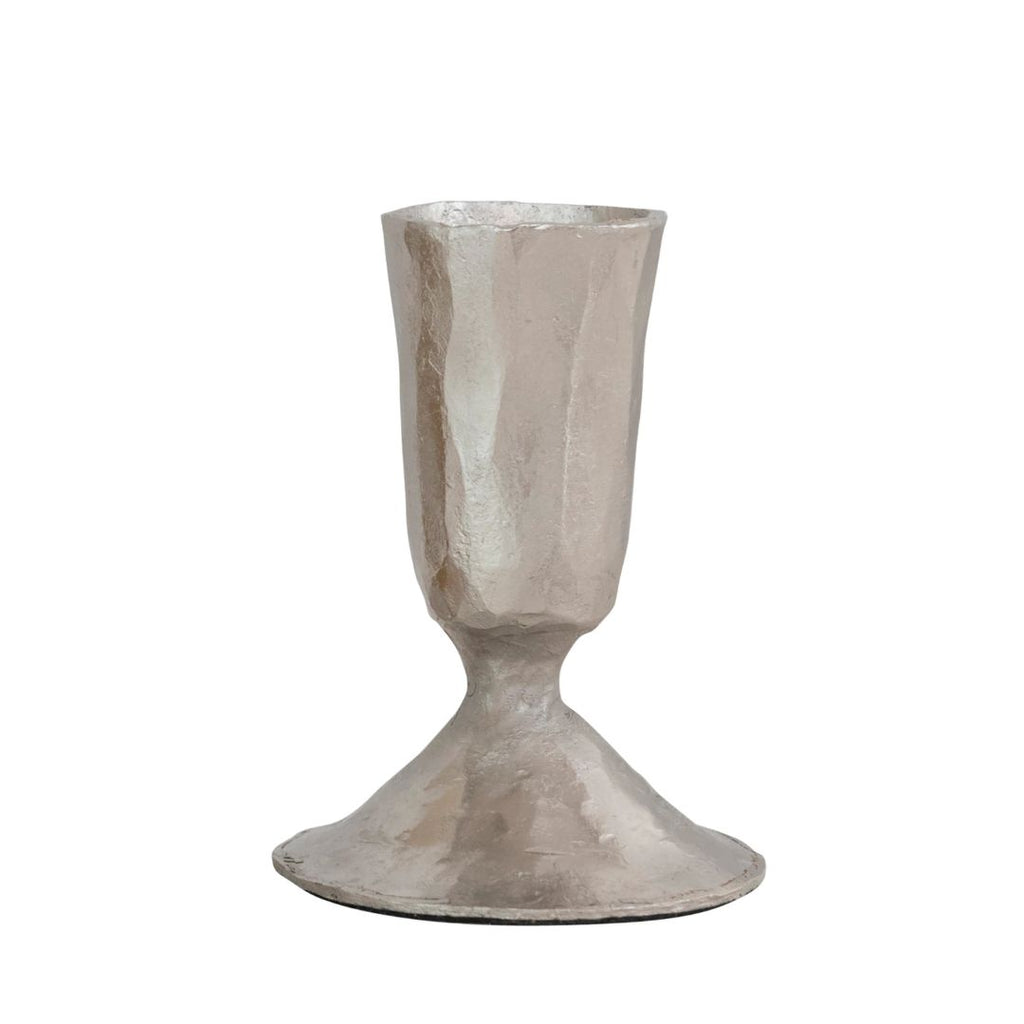 Hammered Short Metal Taper Holder - Freshie & Zero Studio Shop