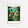 Janet Hill Art Print: The Incredible Sinking House 8.5"x11" - Freshie & Zero Studio Shop
