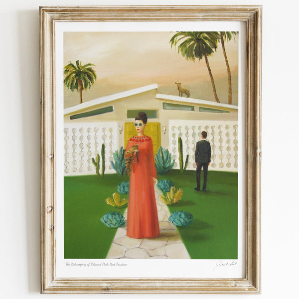 Janet Hill Art Print: The Kidnapping of Edward Pink Part 14. 8.5"x11" - Freshie & Zero Studio Shop
