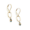 tidal blue gemstone drop earrings - Freshie & Zero Studio Shop