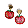 Tomato Drop Earrings by Elise Design - Freshie & Zero Studio Shop