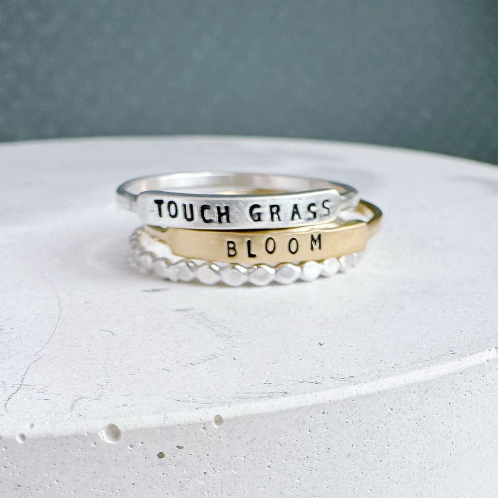 Sparkle Dotted Stacking Ring by Christina Kober - Freshie & Zero Studio Shop