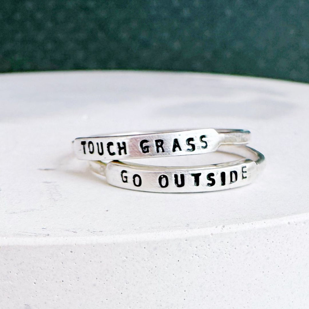 GO OUTSIDE Handmade Ring by Christina Kober - Freshie & Zero Studio Shop