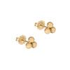 Triple Bead Gold Stud Earrings - Freshie & Zero Studio Shop