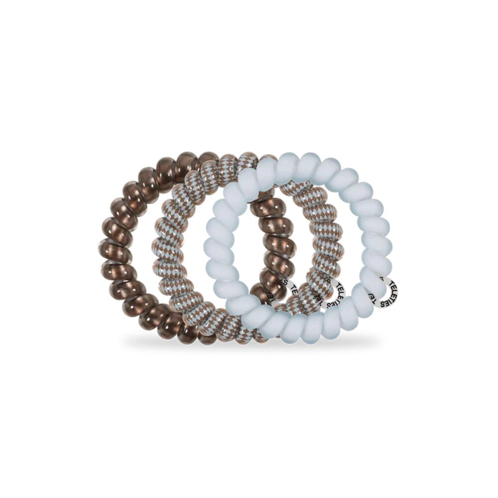 Large Coil Teleties Hair Ties - Set of 3 - Freshie & Zero Studio Shop