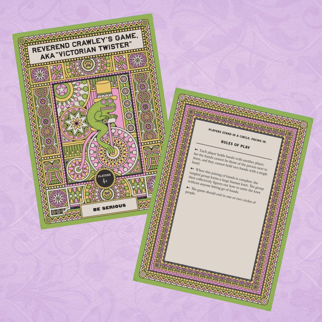 Victorian Parlour Games Card Deck - Freshie & Zero Studio Shop