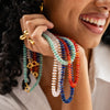 Vivianne Lapis and Garnet Necklace - Freshie & Zero Studio Shop