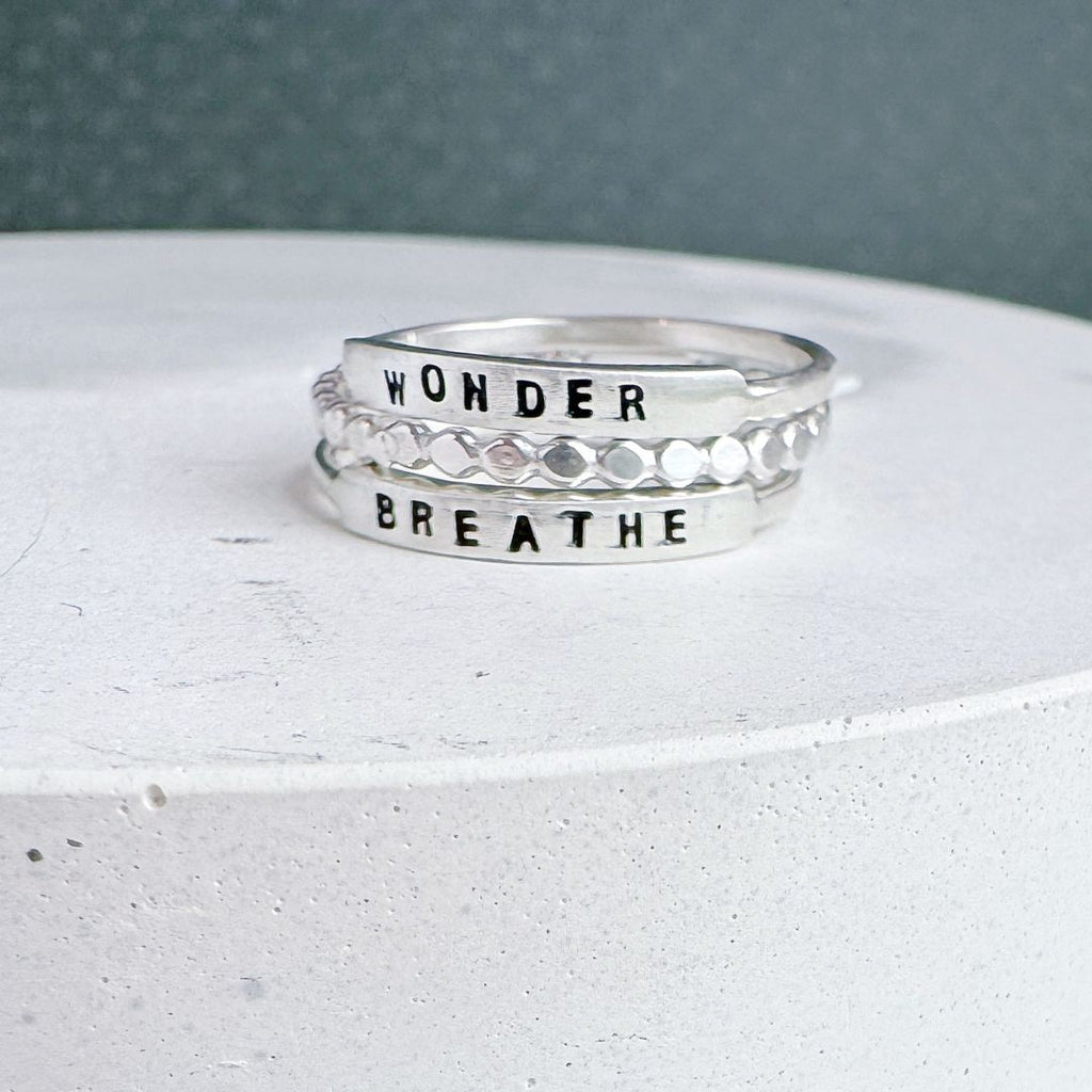 Sparkle Dotted Stacking Ring by Christina Kober - Freshie & Zero Studio Shop