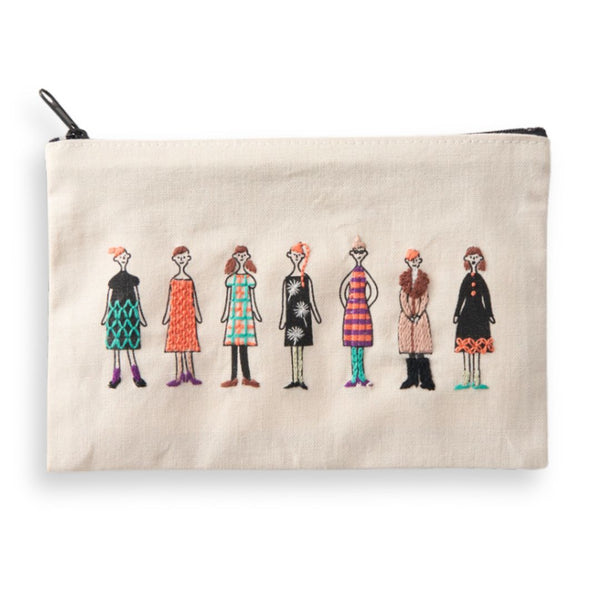 100 Ladies Ready-to-Embroider Zipper Pouch - Freshie & Zero Studio Shop